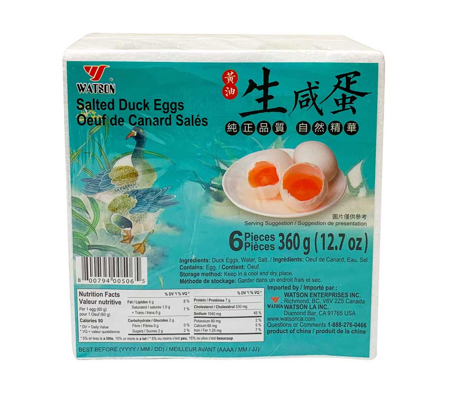 Watson Salted Duck Egg 6pcs